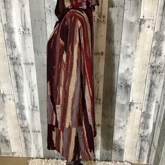 SJS Open Faced Cardigan, Multi Color, 1X - Picture 5 of 12